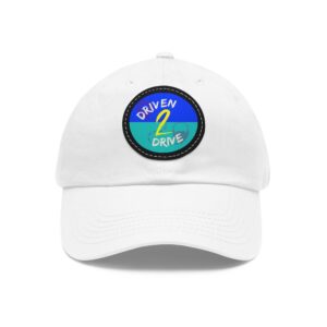 Dad Hat with Leather Patch (Round)
